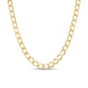 Thumbnail Image 1 of 3.5mm Curb Chain Necklace in Hollow 10K Gold - 18"