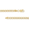 Thumbnail Image 3 of 3.5mm Curb Chain Necklace in Hollow 10K Gold - 18"