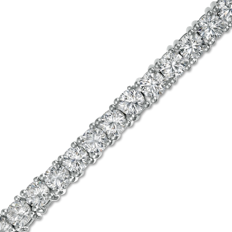 10.00 CT. T.W. Diamond Tennis Bracelet in 10K White Gold – 7.5"