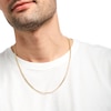 Thumbnail Image 2 of 3.5mm Curb Chain Necklace in Hollow 10K Gold – 22"