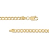 Thumbnail Image 2 of 3.5mm Curb Chain Necklace in Hollow 10K Gold – 22"