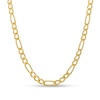 Thumbnail Image 1 of 2.4mm Figaro Chain Necklace in Hollow 14K Gold – 20"