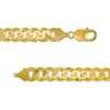 Thumbnail Image 1 of 10.3mm Flat Curb Chain Necklace in Solid 10K Gold – 22"