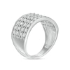 Thumbnail Image 3 of 1.00 CT. T.W. Diamond Multi-Row Anniversary Ring in 10K White Gold