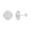 Thumbnail Image 3 of 0.45 CT. T.W. Diamond Pinwheel Stud Earrings in 10K White Gold