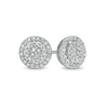 Thumbnail Image 1 of 0.23 CT. T.W. Composite Diamond Circle Stud Earrings in 10K White Gold