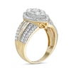 Thumbnail Image 2 of 1.45 CT. T.W. Composite Marquise Diamond Frame Ring in 10K Gold