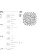 Thumbnail Image 3 of 1.00 CT. T.W. Composite Cushion-Shaped Diamond Frame Stud Earrings in 10K White Gold