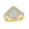 Thumbnail Image 1 of 0.45 CT. T.W. Composite Diamond Cushion-Shaped Frame Ring in 10K Gold