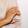 Thumbnail Image 1 of 0.45 CT. T.W. Diamond Zig-Zag Crossover Ring in 10K White Gold