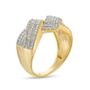 Thumbnail Image 2 of 0.45 CT. T.W. Diamond Zig-Zag Crossover Ring in 10K Gold