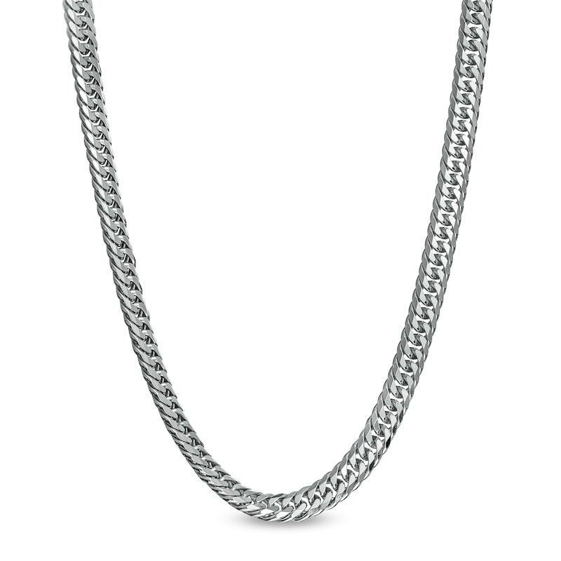 Main Image 4 of 4.8mm Curb Chain Necklace and Bracelet Set in Solid Sterling Silver