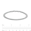 Thumbnail Image 5 of 4.8mm Curb Chain Necklace and Bracelet Set in Solid Sterling Silver