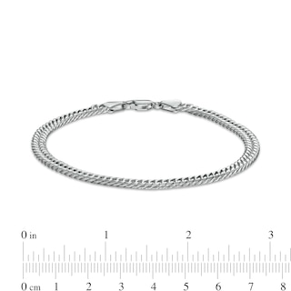 4.8mm Curb Chain Necklace and Bracelet Set in Solid Sterling Silver