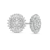Thumbnail Image 1 of 1.00 CT. T.W. Composite Diamond Frame Stud Earrings in 10K White Gold
