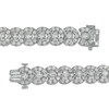 Thumbnail Image 3 of 10.00 CT. T.W. Diamond Circle Line Bracelet in 10K White Gold – 7.25"