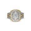 Thumbnail Image 4 of 1.58 CT. T.W. Composite Diamond Frame Scallop Edge Three Piece Bridal Set in 10K Gold