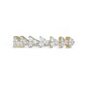 Thumbnail Image 3 of 0.23 CT. T.W. Diamond Multi-Triangle Stackable Anniversary Band in 10K Gold