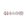 Thumbnail Image 3 of 0.23 CT. T.W. Diamond Multi-Triangle Stackable Anniversary Band in 10K Rose Gold