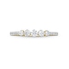 Thumbnail Image 3 of 0.29 CT. T.W. Diamond Five Stone Anniversary Band in 10K Gold