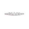 Thumbnail Image 4 of 0.29 CT. T.W. Diamond Five Stone Anniversary Band in 10K Rose Gold