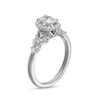 Thumbnail Image 1 of Vera Wang Love Collection 0.69 CT. T.W. Oval Diamond Frame Engagement Ring in 14K White Gold