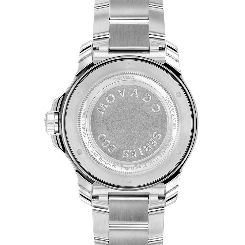 Main Image 3 of Men's Movado Series 800® Automatic Watch with Blue Dial (Model: 2600158)