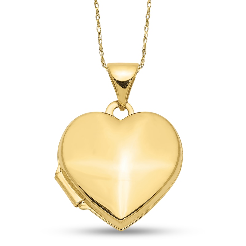 Heart Locket in 10K Gold|Peoples Jewellers