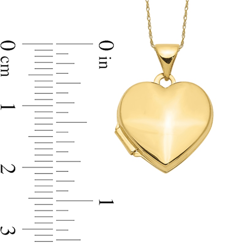 Main Image 2 of Heart Locket in 10K Gold