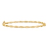 2.9mm Twist Bangle in 14K Gold