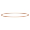 Thumbnail Image 1 of 1.5mm Rope-Textured Slip-On Bangle in 14K Rose Gold - 8"