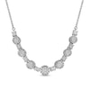 Thumbnail Image 0 of 0.25 CT. T.W. Diamond Necklace in Sterling Silver - 18"