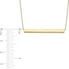 Thumbnail Image 2 of Three-Dimensional Bar Necklace in 14K Gold