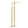 Thumbnail Image 0 of Diamond-Cut Vertical Bar Drop Earrings in 14K Gold