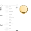 Thumbnail Image 2 of Three-Dimensional Disc Stud Earrings in 14K Gold
