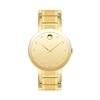 Men's Movado Sapphire™ Diamond Accent Gold-Tone PVD Watch with Gold-Tone Dial (Model: 0607588)