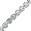 Thumbnail Image 1 of 2.01 CT. T.W. Diamond Swirl Bracelet in 10K White Gold – 7.25"