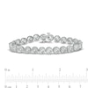 Thumbnail Image 4 of 2.01 CT. T.W. Diamond Swirl Bracelet in 10K White Gold – 7.25"