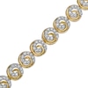 2.01 CT. T.W. Diamond Swirl Bracelet in 10K Gold – 7.25"