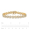 2.01 CT. T.W. Diamond Swirl Bracelet in 10K Gold – 7.25"