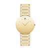 Thumbnail Image 0 of Ladies' Movado Sapphire™ Diamond Accent Gold-Tone PVD Watch with Gold-Tone Dial (Model: 0607550)