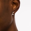 Thumbnail Image 2 of Cubic Zirconia Duo Ribbon Stud Earrings in 14K Gold