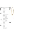 Thumbnail Image 3 of Cross Continuous Tube Hoop Earrings in 14K Gold