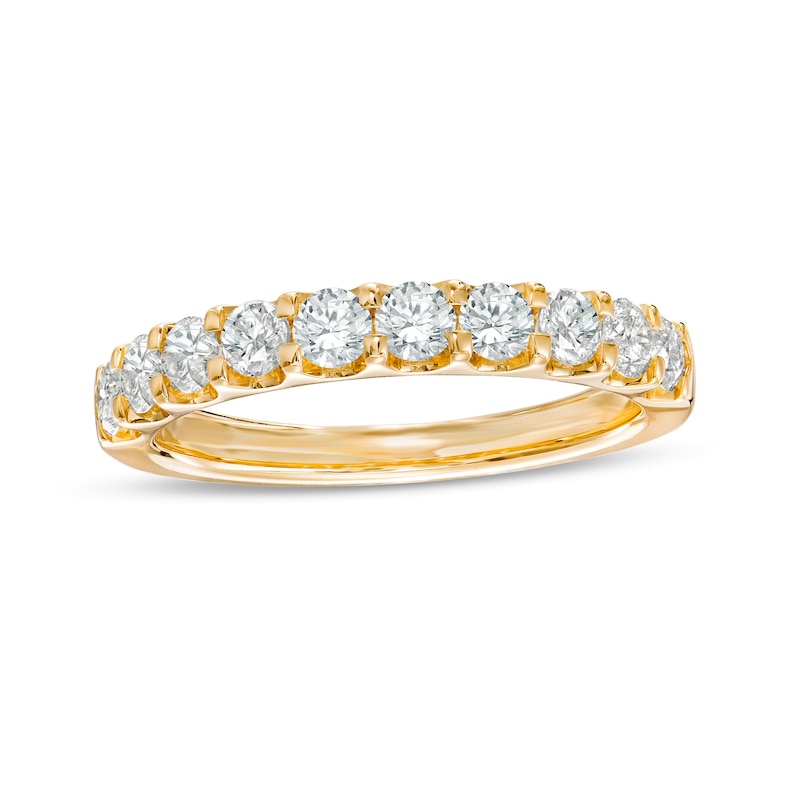 Main Image 1 of 0.80 CT. T.W. Diamond Ten Stone Anniversary Band in 10K Gold