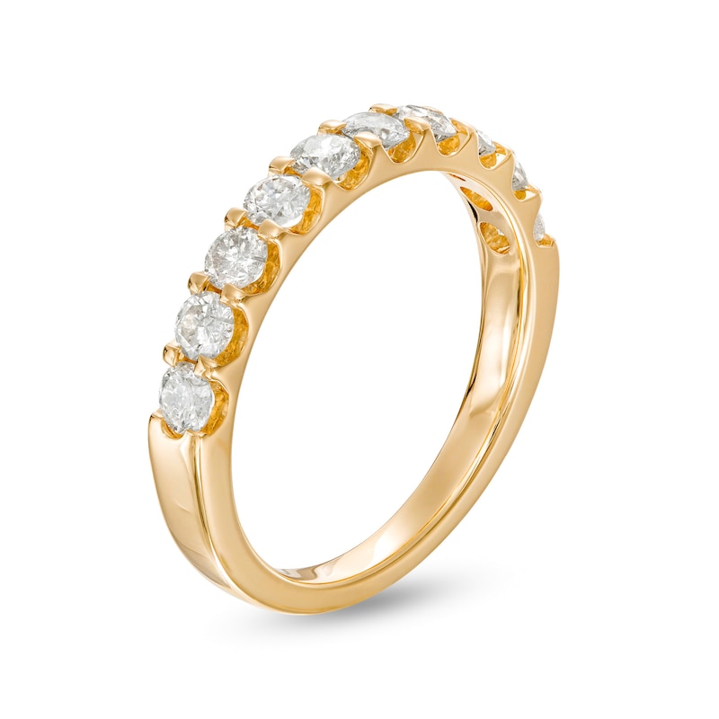 Main Image 3 of 0.80 CT. T.W. Diamond Ten Stone Anniversary Band in 10K Gold