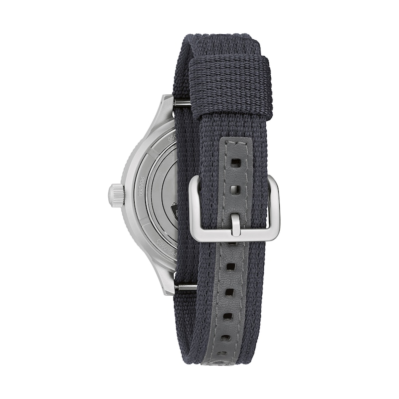Main Image 3 of Men's Bulova Archive Series MIL-SHIPS-W-2181 Submersible Automatic Strap Watch with Black Dial (Model: 98A266)