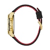 Thumbnail Image 2 of Men's Bulova Marine Star Gold-Tone Automatic Strap Watch with Black Skeleton Dial (Model: 98A272)