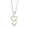 Thumbnail Image 1 of Treble Clef Heart Pendant in 10K Two-Tone Gold