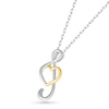 Thumbnail Image 2 of Treble Clef Heart Pendant in 10K Two-Tone Gold