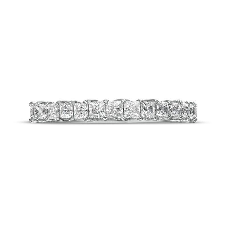 Main Image 3 of Vera Wang Love Collection 0.95 CT. T.W. Princess-Cut Diamond Anniversary Band in 14K White Gold